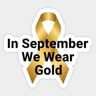 Childhood Cancer Awareness Sticker